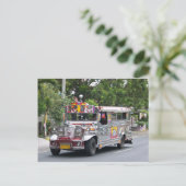 Manila Jeepney Postkarte (Stehend Vorderseite)