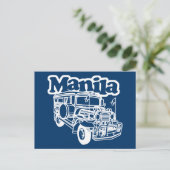 Manila Jeepney Postkarte (Stehend Vorderseite)