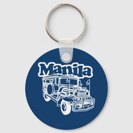 Manila Jeepney Schlüsselanhänger (Vorderseite)
