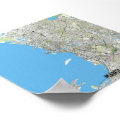 Manila-Karte Poster (Ecke)