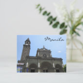 Manila Kathedrale Postkarte (Stehend Vorderseite)
