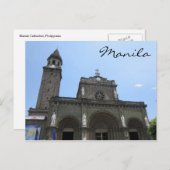 Manila Kathedrale Postkarte (Vorne/Hinten)