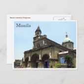 Manila Kathedrale Postkarte (Vorne/Hinten)