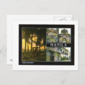 MANILA PHILIPINES POSTKARTE (Vorne/Hinten)