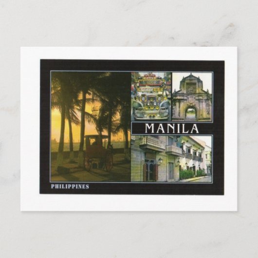 MANILA PHILIPINES POSTKARTE (Vorderseite)