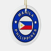 Manila Philippinen Keramik Ornament (Rechts)