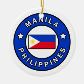 Manila Philippinen Keramik Ornament (Vorne)