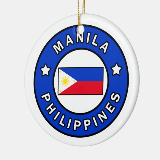 Manila Philippinen Keramik Ornament (Links)