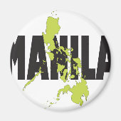 Manila, Philippinen Magnet (Vorne)