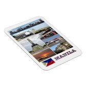 Manila - Philippinen - Mosaik - Magnet (Rechte Seite)