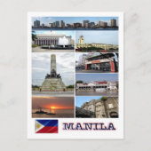 Manila - Philippinen - Mosaik - Postkarte (Vorderseite)