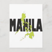 Manila, Philippinen Postkarte (Vorderseite)