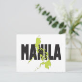 Manila, Philippinen Postkarte (Stehend Vorderseite)