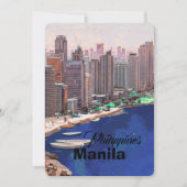 Manila Philippinen Postkarten Kunst,Philippinen Re (Vorderseite)