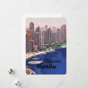 Manila Philippinen Postkarten Kunst,Philippinen Re