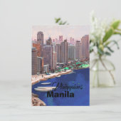 Manila Philippinen Postkarten Kunst,Philippinen Re (Stehend Vorderseite)