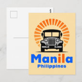 Manila Philippinen Südostasien Postkarte (Vorne/Hinten)