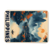 Manila, Philippinen - Vintage Travel Magnet (Horizontal)