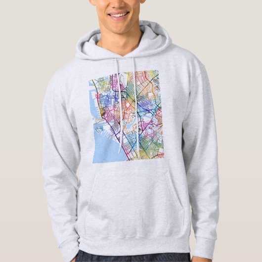  Manila Philippines City Map Hoodie (Vorderseite)
