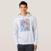  Manila Philippines City Map Hoodie (Vorne ganz)