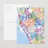 Manila Philippines City Map Postkarte (Vorne/Hinten)