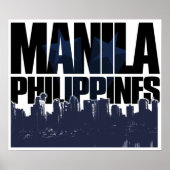 Manila PHILIPPINES Poster (Vorne)
