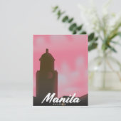 Manila Philippines Reiseplakat. (Stehend Vorderseite)