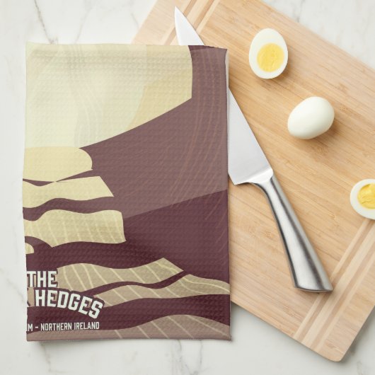 Manila Philippines Reiseplakat. Geschirrtuch (Viertel Falte)