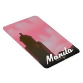 Manila Philippines Reiseplakat. Magnet (Rechte Seite)