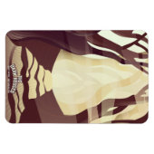 Manila Philippines Reiseplakat. Magnet (Horizontal)