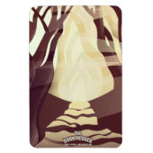 Manila Philippines Reiseplakat. Magnet (Vertikal)