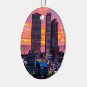 Manila Philippines Skyline Keramik Ornament (Links)