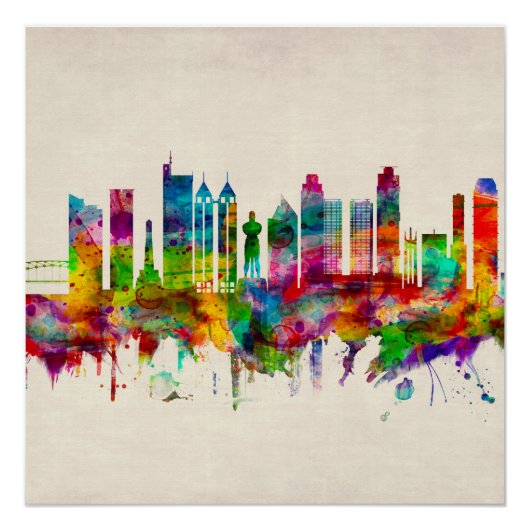 Manila Philippines Skyline Poster (Vorderseite)