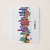 Manila Philippines Skyline Puzzle (Vertikal)