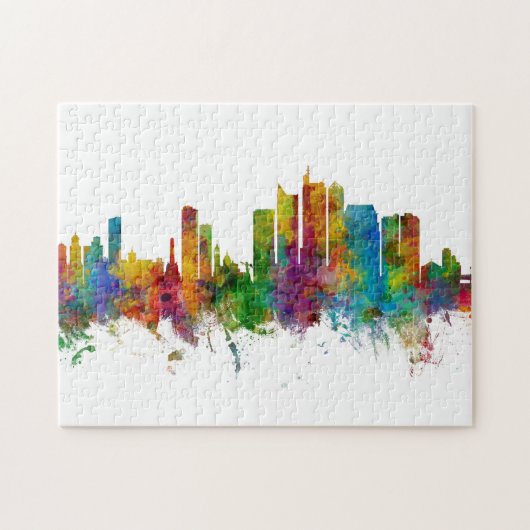 Manila Philippines Skyline Puzzle (Horizontal)