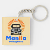 Manila Philippines Southeast Asia Schlüsselanhänger (Rückseite)