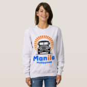 Manila Philippines Southeast Asia Sweatshirt (Vorne ganz)