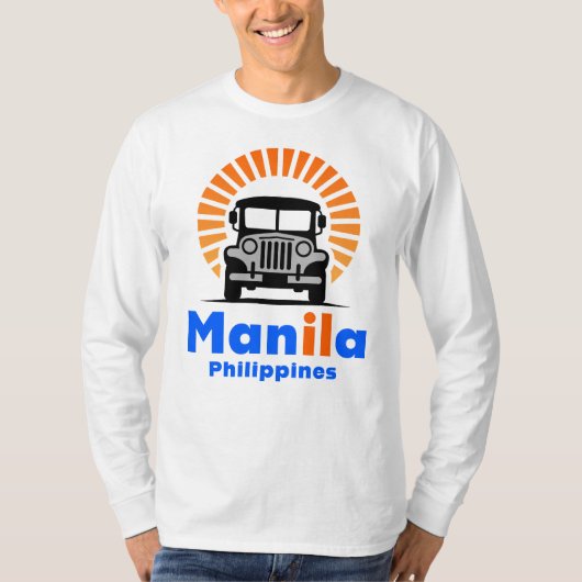 Manila Philippines Southeast Asia T-Shirt (Vorderseite)