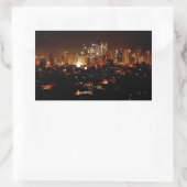 Manila Rechteckiger Aufkleber (Tasche)