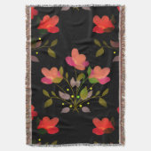Manila Shawl Style Floral Decke (Vorderseite Vertikal)