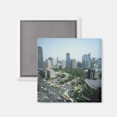 Manila Skyline Magnet (Vorderseite/Rückseite)