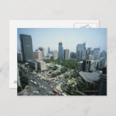 Manila Skyline Postkarte (Vorne/Hinten)