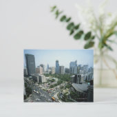 Manila Skyline Postkarte (Stehend Vorderseite)