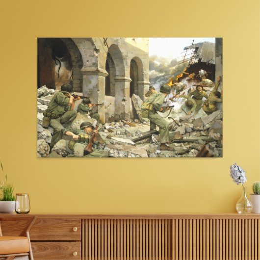 Manila würde von Keith Rocco Canvas Print Leinwanddruck (Insitu (Wohnzimmer))