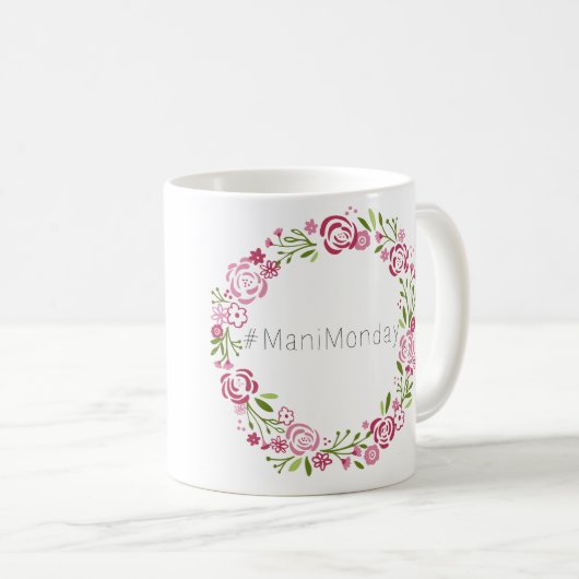 #ManiMonday Kaffee-Tasse Kaffeetasse (VorderseiteRechts)