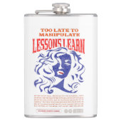 MANIPULATE LESSONS LEARN VINYL WRAPPED FLASK FLACHMANN (Vorderseite)