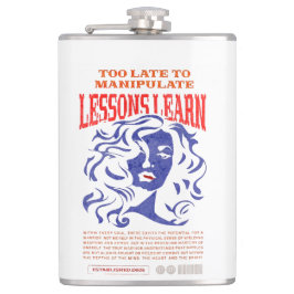 MANIPULATE LESSONS LEARN VINYL WRAPPED FLASK  FLACHMANN