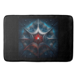 Manipulated Mandelbrot with Starburst Center  Badematte