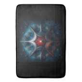 Manipulated Mandelbrot with Starburst Center Badematte (Vorderseite Vertikal)