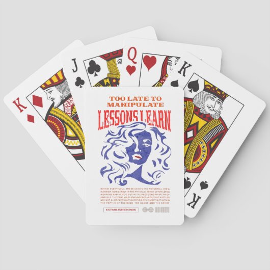 MANIPULIERE LERNINHALTE KLASSISCHE SPIELKARTEN  (Rückseite)